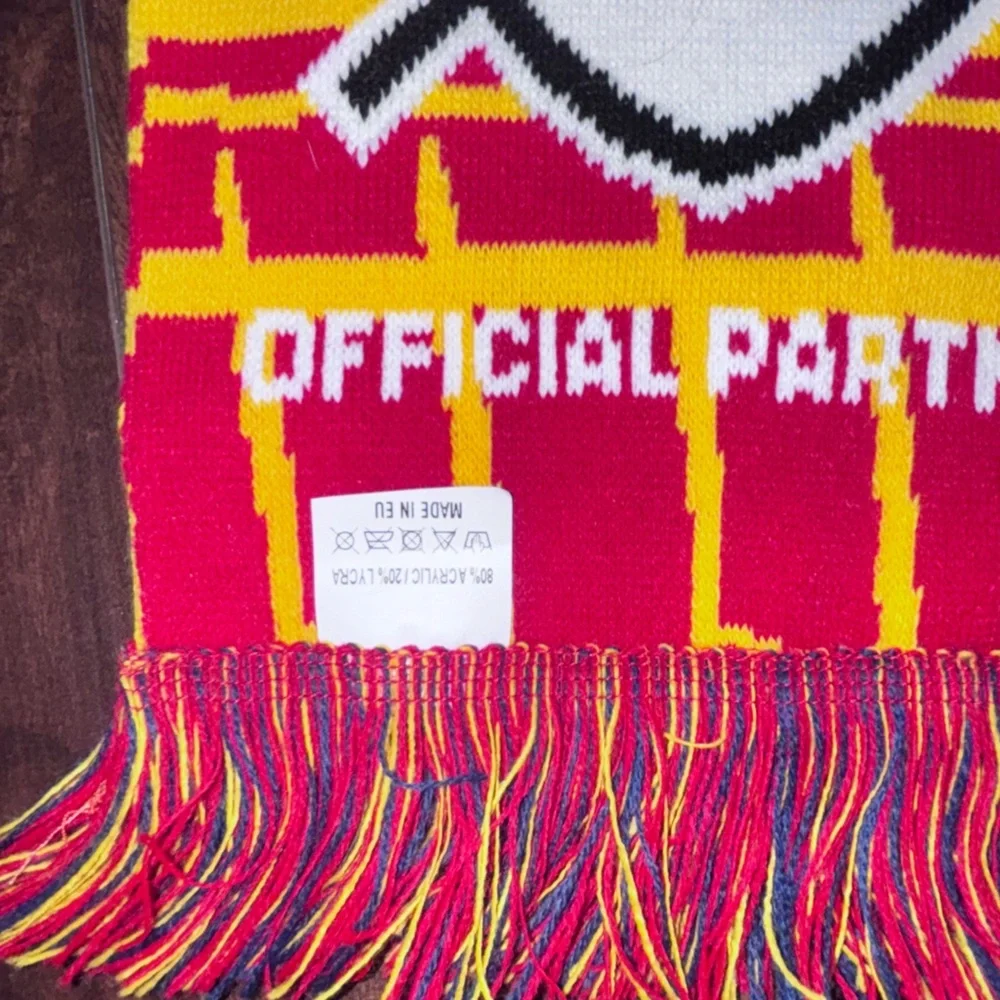 Real Salt Lake Fringed Winter Scarf Wide Double Sided